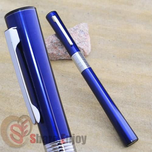 ROLLER BALL PEN JINHAO 15 ELEGANT DEEP BLUE AND SILVER