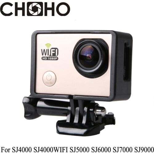 Standard Protective Frame + Quick Base Mount + Screw For SJCAM SJ4000Wifi SJ4000 SJ5000 SJ6000 SJ7000 SJ9000 Accessories