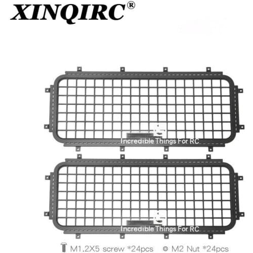 Trx4 metal stereo window net, side window net and rear window net, for 1:10 RC crawler traxxas trx-4 defender car accessories