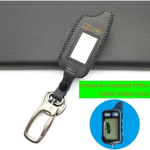 TZ9010 Tomahawk LCD Remote Control Key Case TZ-9010 Keychain Fob Cover for Vehicle-Way Safety Car Alarm System TZ 9010