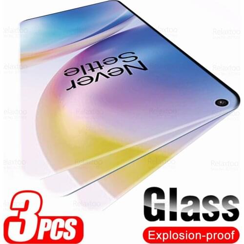 3pcs For OnePlus Nord2 5G Glass Tempered Protective Glass One Plus Nord 2 1+Nord2 6.44" Screen Protector Safety Armor Phone Film