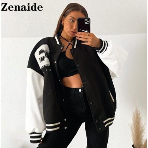 Женские куртки-бомберы ZENAIDE China At AliExpress