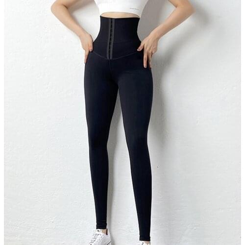 2021 Women Yoga Pants Shaping Leggings Sports Fitness High Waist Running Gym Tights Hips Push Up Workout Home Training Leggings