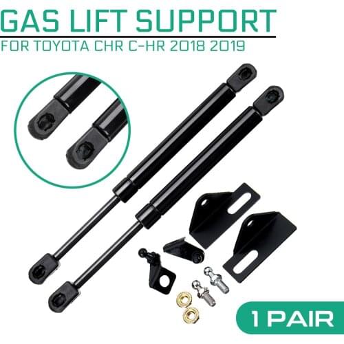 2x For Toyota CHR C-HR 2018 2019 Car Front Engine Hood Lift Supports Props Rod Arm Gas Springs Shocks Strut Bars Car Accessories