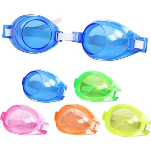 3Color Adjustable Goggles Swimming Glasses Anti-Fog UV Protect Children Waterproof Plastic Mirrored Swim Eyewear #ED