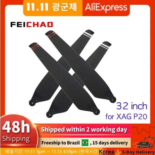 SHENSTAR 4Pcs 32 Inch Nylon Carbon Fiber Mix Propeller 3211 CW CCW Props for XAG P20 Agriculture Drone Spare Parts