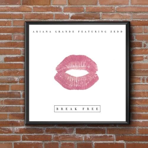 Ariana Grande Break Free Music Album Cover Poster Music Singer Star Canvas Poster Wall Painting Home Decoration ( No Frame )