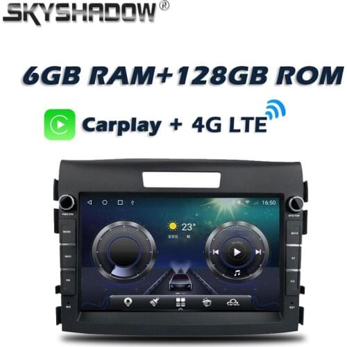 Carplay 8" IPS DSP Android 10.0 6GB + 128GB Car DVD Player GPS WIFI Bluetooth 5.0 RDS Radio For Honda CRV 2012 2013 2014 2015