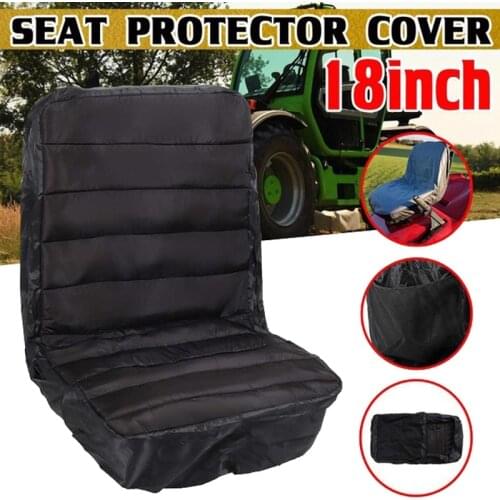 18Inch Mower Seat Cover Protector Lawn Riding Outdoor Backrest Seat Cushion Cover for Heavy Tractor Mower
