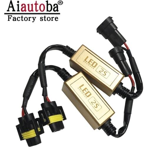 LED Headlight Bulb Decoder H1 H3 H4 Error Free Resistor Wiring Canbus Kit Canceller Resistor LED Decoders H7 H8 9005 9006 9004