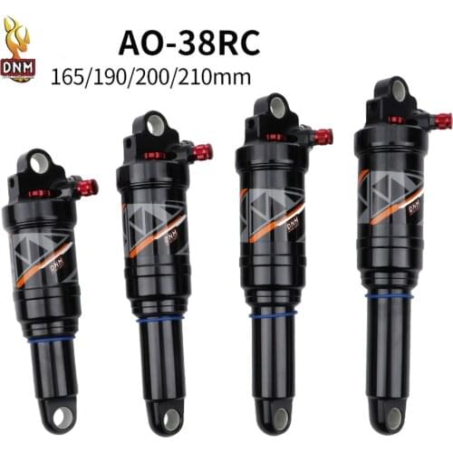 DNM AOY-38RC Mountain Bike Bicycle Air Rear Shock - Rebound/Lock Out/Air Pressure Adjustable- Size: 165mm 190mm 200mm 210mm