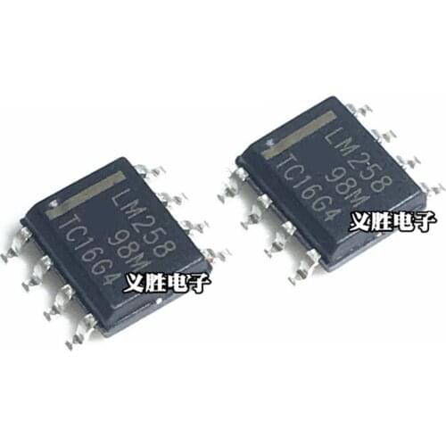 20PCS Low Power Dual Op Amp LM258 LM258DR SOP8 LM258P DIP8 Dual Channel