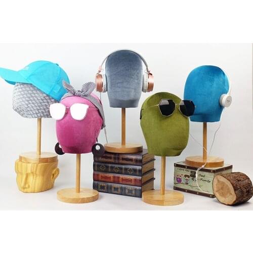 Hot Sale!! Best Quality Display Head Model Fabric Mannequin Head Factory Direct Sale