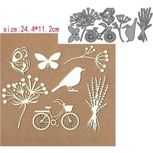 Sirius Animal plants and bicycles Metal Cutting Dies DIY Scrapbooking Embossing Craft Die dies scrapbooking nouveau arrivage2021
