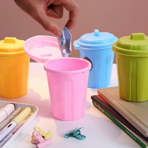 Multi-function Covered Desktop Pen Holder Office School Stationery Storage Box School Office Accessories Organizer Pencil Box