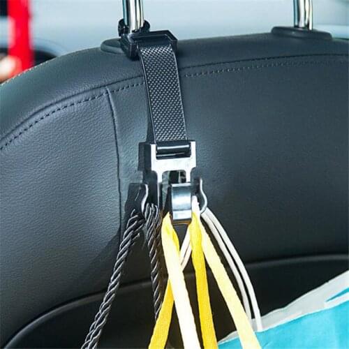 New Arrival 1Pc Car Portable Seat Hanger Purse Bag Holder Hook Headrest Auto Rear Racks Hook