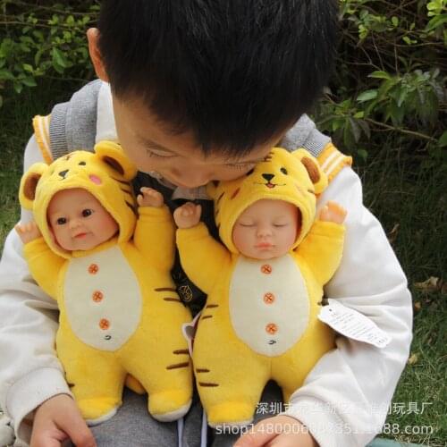 New arrival Plush pig dolls 23cm Cute Sleeping Baby Doll Childrens soothing gift accompany sleeping dolls Gifts for children