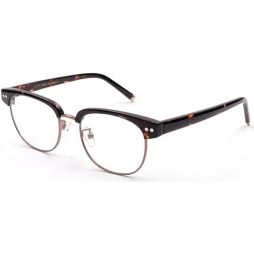 New Johnny Depp Eyeglasses Men Optical Glasses Frames Acetate Retro Style Half Frame Glasses Women Top Quality
