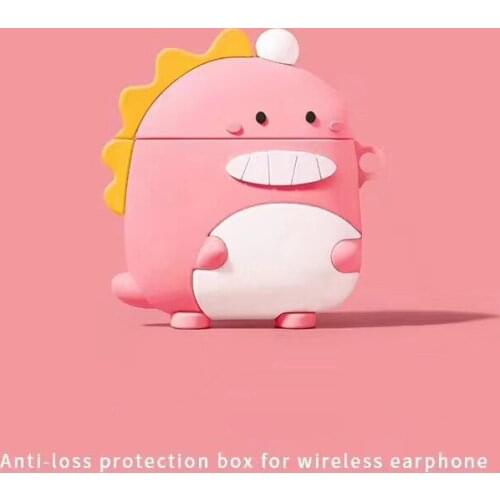 New Silicone Wireless Earphone Case for Airpods 2 Cover Earphones Cases for Airpods Pro Case Protective with Carabiner