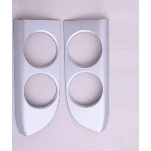 Fit For Toyota Land Cruiser FJ200 LC200 2016 2017 Rear Tail Cup Holder Cover Trim Molding Accessories