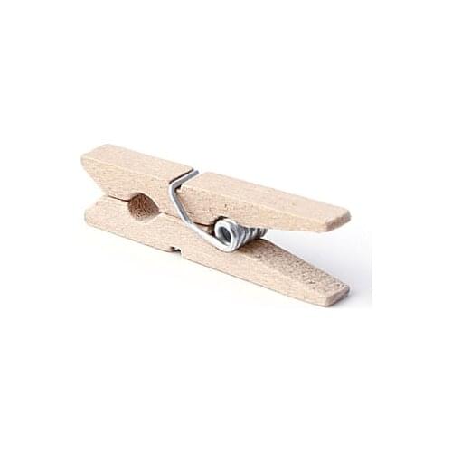 50pcs 25-72MM Natural Wooden Clothes Photo Paper Peg Clothespin Craft Clips J78C
