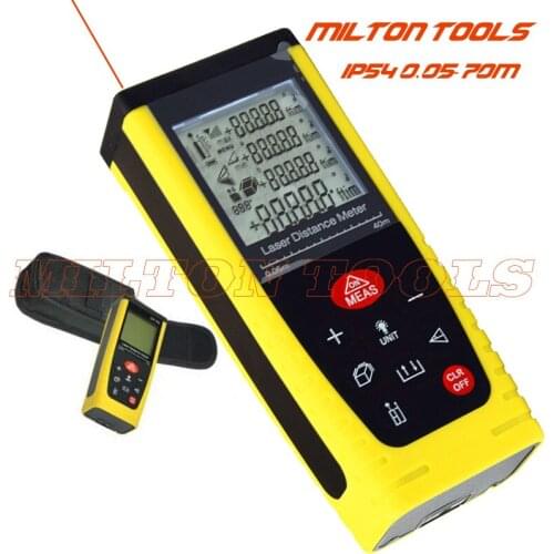 Drop shipping IP54 laser distance meter laser rangefinder measure 0.05-70m