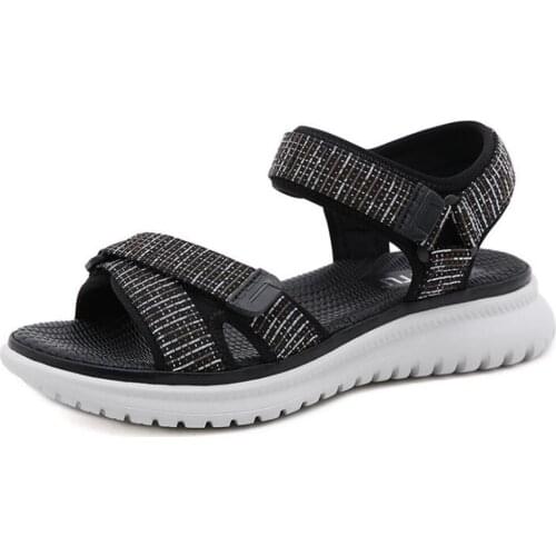 Summer New Sports Sandals Women Casual Soft Bottom Non-slip Flat Hook & Loop Beach Sandals Ladies Shoes zapatillas mujer cx69