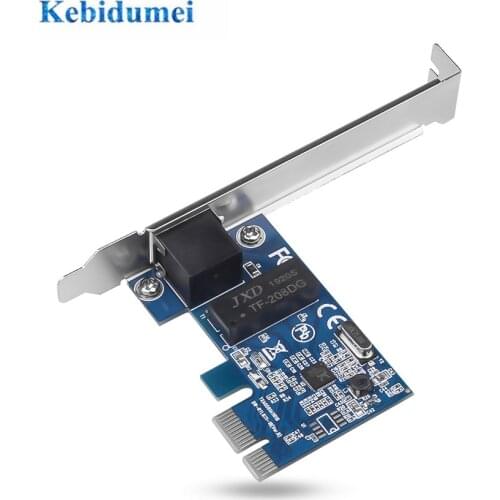 KEBIDU 1000Mbps Gigabit PCI-E Network Card Ethernet PCI Express 10/100/1000M RJ-45 LAN Adapter Converter Network Controller