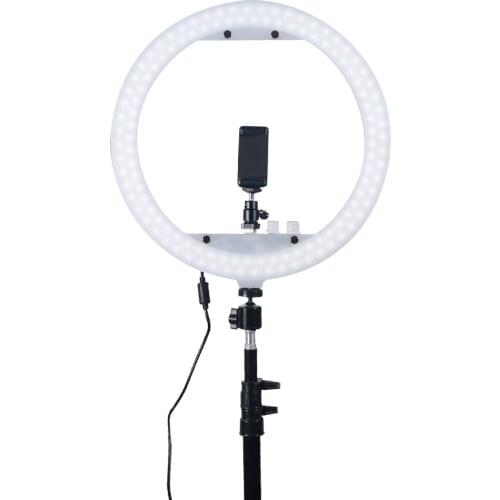 Mcoplus LED Ring Light Photographic Lighting Dimmable Camera Lamp With Holder Tripod Stand For Smartphone Studio Live Video Make