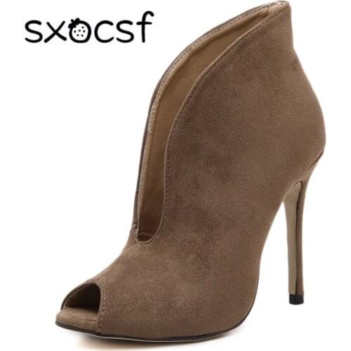 Замшевые туфли-лодочки Sxocsf China At AliExpress