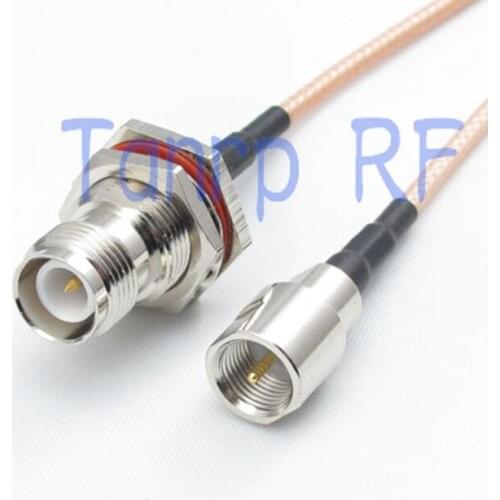 10PCS 15CM Pigtail coaxial jumper cable RG316 cord 6inch RP TNC female jack to FME male plug RF adapter connector