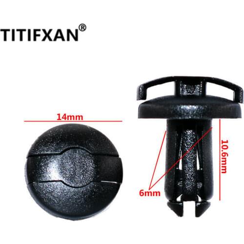 10PCS For Honda Motorcycle 90683-gaz-003 Motorcycle Nc 700k Princess Joy 100 Jiaying 125 Scooter Plastic Screw Rivets Clip