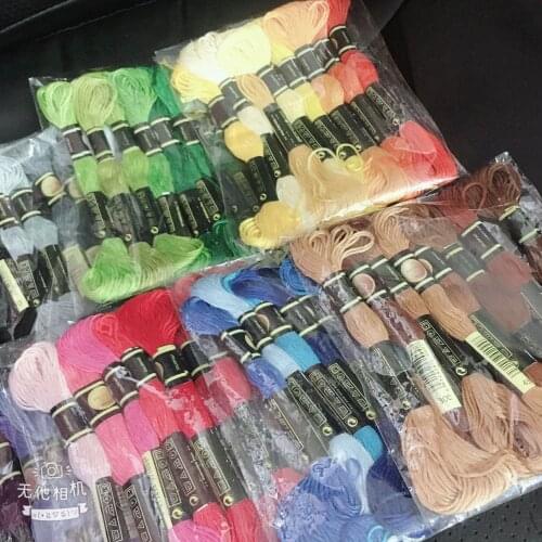 100% cotton CXC 10 pieces cross stitch threads / cross stitch embroidery thread Customer choose styles threads colors 1