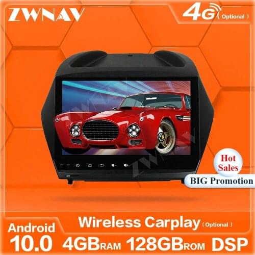 128GB Carplay Android 10.0 Screen Player For Hyundai IX35 Tucson 20112012 2013 2014 2015 GPS Auto Audio Radio Stereo Head Unit