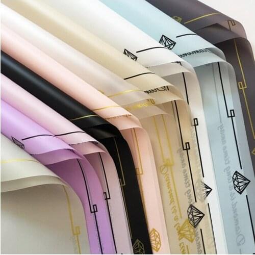 20Pcs Waterproof Flower Wrapping Paper Frosted Floral Wrapping Paper Bouquet Florist Supplies Gift Wrapping Materials