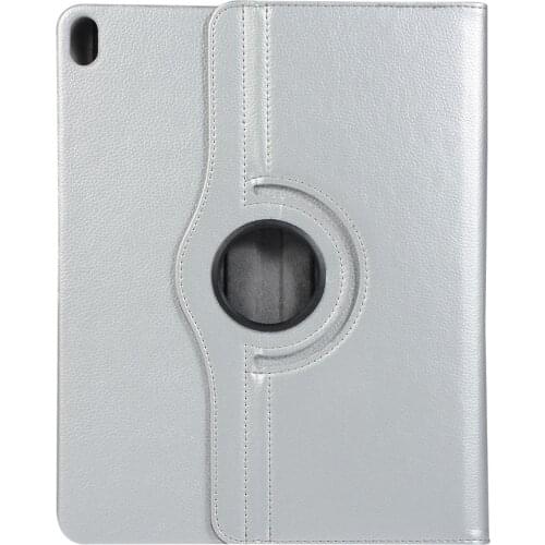 360 Degree Rotating Litchi Flip Stand Leather Magnet Smart Cover Funda Case For Apple iPad Pro 12.9 2018 12.9" Tablet +Film +Pen