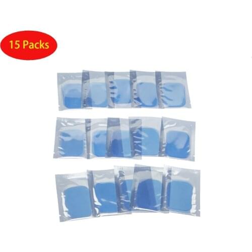 6Pcs Dedicated Gel For EMS Trainer Massager Weight Loss Abdominal Muscle Stimulator Massage Exercise Massager Electric Gel Sheet