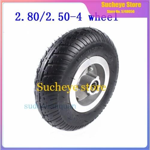Free shipping Good Quality 2.80/2.50-4 Tire Solid Wheel 9 Inch for Electric Scooter Trolley Trailer and Wheelchair Hand Truck