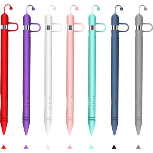 Pen Sleeve for Apple Pencil, Anti-Slip Anti-drop protection Skin Case for iPad Pro 10.5 12.9 Pencil With the Cap and tip Cover