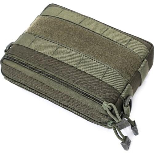 EDC Tactical Nylon Molle Utility Organizer Pouch Tool Bag Vest Waist Pouch Storage Bag Waterproof Field Bag Outdoor Hunting