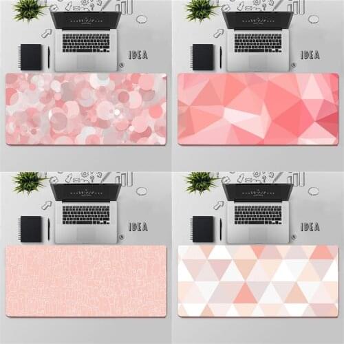 Gaming Mouse Pad Large Mouse Pad PC Gamer Computer Mouse Mat Big Mousepad Keyboard Desk Mat Pink Beautiful Design XXL Mause Pad