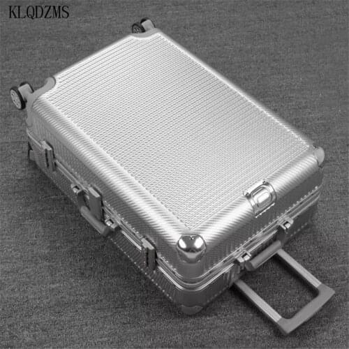 KLQDZMS 20’’24’’26’’29Inch Pure PC Personalized Cabin Rolling Luggage Fashionable Suitcases With Wheeled Trolleys