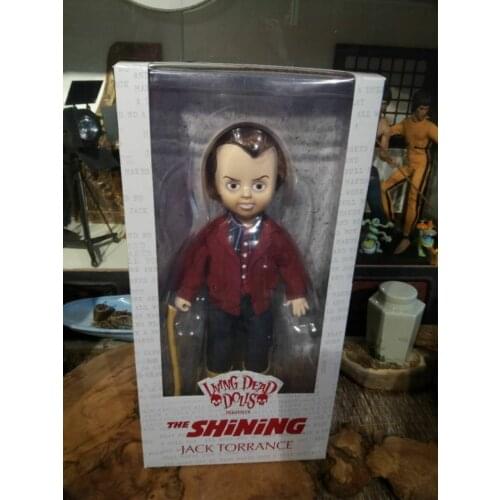 New The Shining Jack Torrance Living Dead Dolls with box Model PVC Collection figure Toys For birthday Gifts