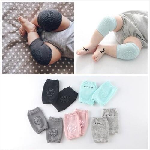 Summer Kids Crawl Necessary Anti Slip Crawling Protector Children Kneecaps Warmers gait baby Short Knee pads