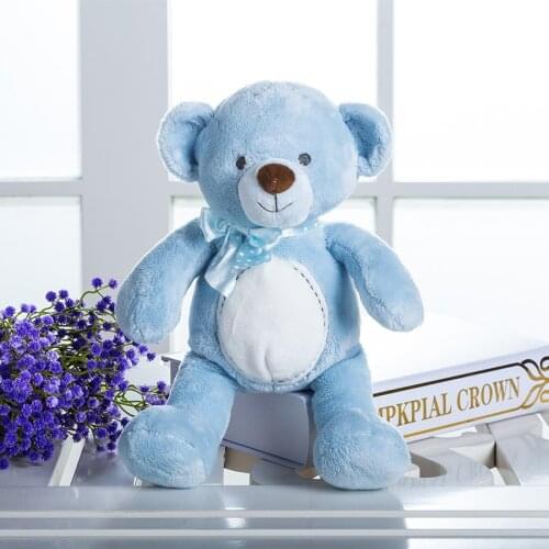 Stuffed Toy Baby Blue Teddy Bear, 12" Baby Doll