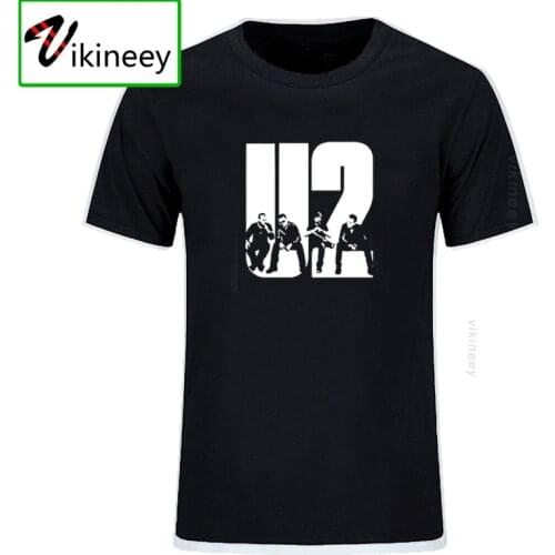 Matsuhara Taeyeon brand boys Short Sleeve T-shirt round collar Lovely U2 band printing men Casual t shirt clothing XS-XXXL