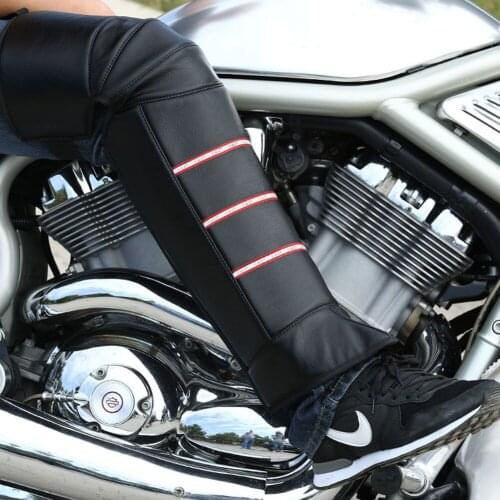 Motorcycle Electric Car Knee Pads Warm Riding Autumn And Winter New Mens Leggings Knee Pads Windshield