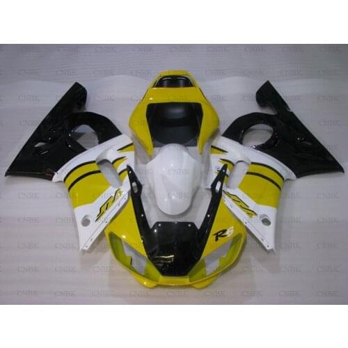 Full Body Kits for YZFR6 98 99 for YAMAHA YZFR6 Bodywork 98 99 YZFR6 Plastic Fairings 1998 - 2002 Yellow White