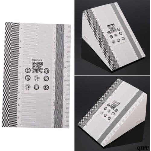 Drop Ship&Wholesale Camera Lens Focus Calibration Card AF Micro Alignment Ruler Folding Chart APR29