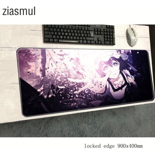 Steins gate mouse pad 900x400x3mm mousepads Aestheticism gaming mousepad gamer Professional large mouse pads keyboard pc pad